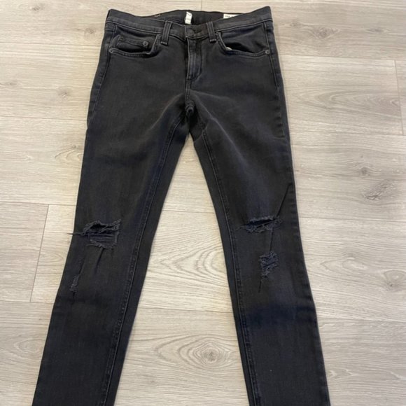 Rag & Bone - Skinny Jean in Black - Size 27 - Picture 2 of 6